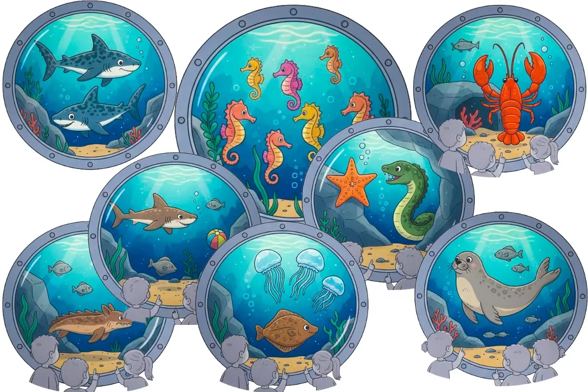 Bunte Fische